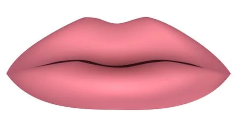 Lips illustration Stock Illustration