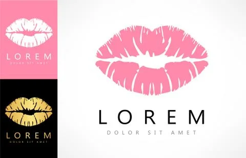 Lips logo Stock-Illustration