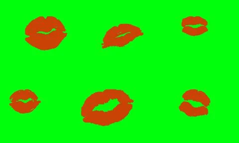 Lips object illustration design with fiery red color Illustrazione stock