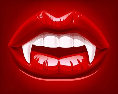 Lips red Illustrazione stock