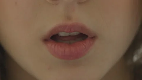 Lips sing song Stock Footage 270231395