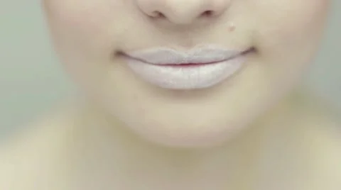 Lips. Smile. Eyes Stock Footage 49935548