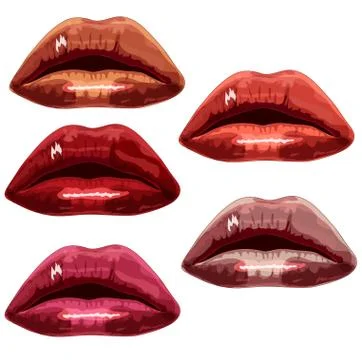 Lips Vector Stock Illustration