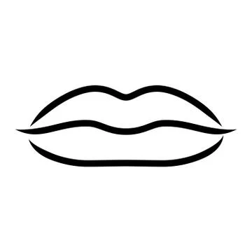 Lips - vector illustration Stock Illustration