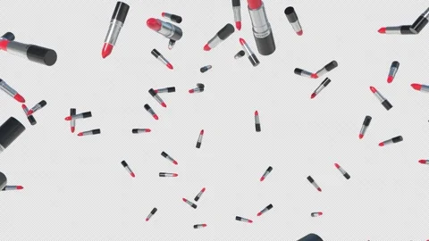 Lipstick Blast Element Stock-Footage 253109116