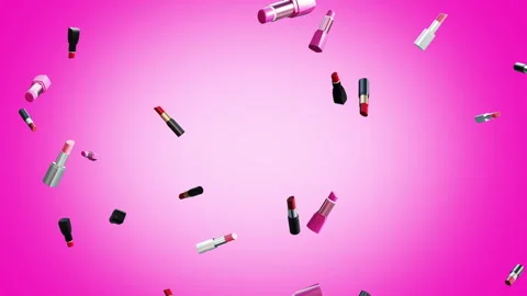 Lipstick Fall Vídeo Stock 331871773