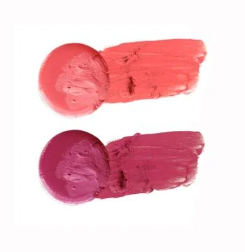 Lipstick gloss collection isolate on white. Stock Photos