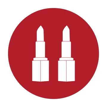 Lipstick icon Illustrazione stock
