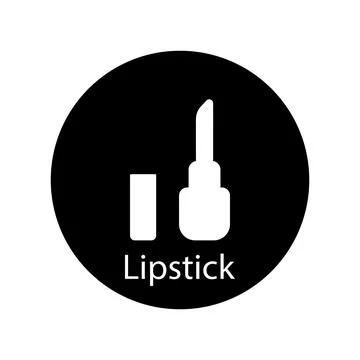 Lipstick icon vector Stock Illustration