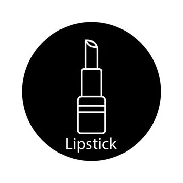 Lipstick icon vector Stock Illustration