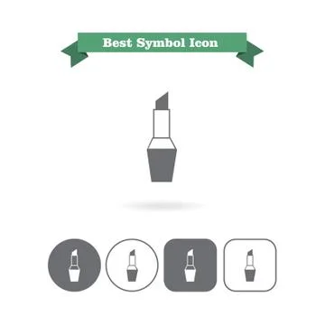 Lipstick icons Stock-Illustration