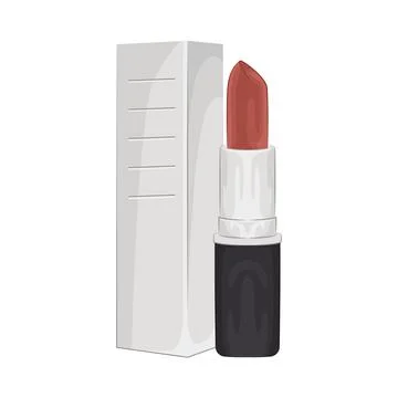 Lipstick Illustration Illustrazione stock