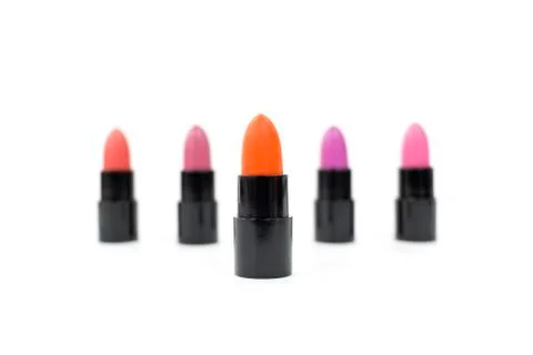 Lipstick isolated on white background Foto stock