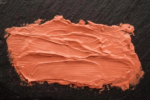 Lipstick, paint texture 스톡 사진