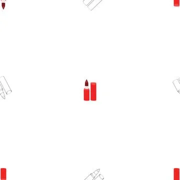 Lipstick pattern Иллюстрация