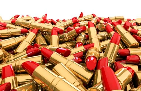 Lipstick pile Stock-Illustration