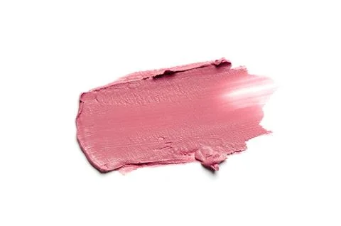 Lipstick sample on a white background Stock Photos