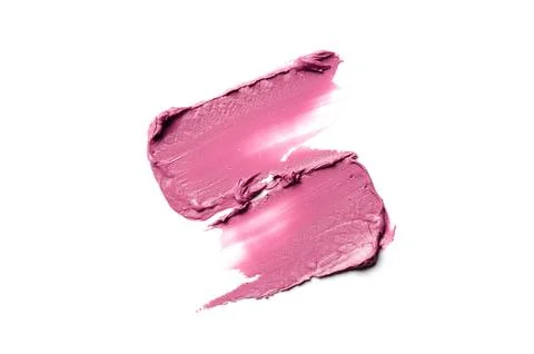Lipstick sample on a white background Foto stock