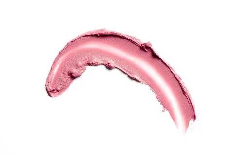 Lipstick sample on a white background Stock Photos
