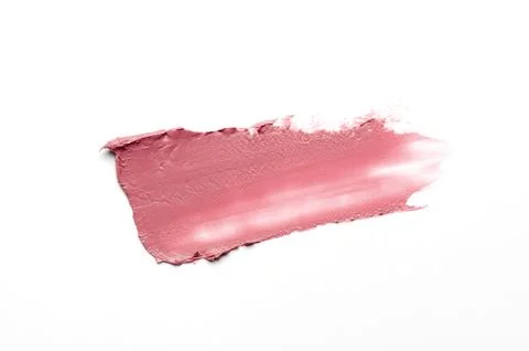 Lipstick sample on a white background Stock Photos