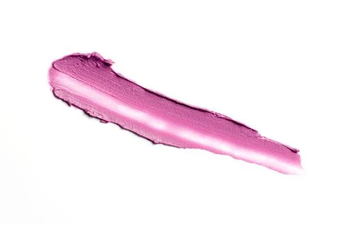 Lipstick sample on a white background Stock Photos