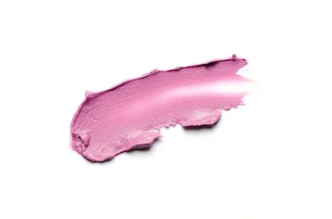 Lipstick sample on a white background Foto stock