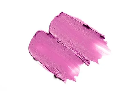 Lipstick sample on a white background Stock Photos