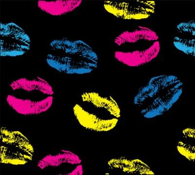 Lipstick Seamless Background Stock-Illustration