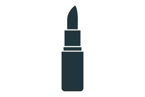 Lipstick. Simple icon. Flat style element for graphic design. Vector EPS10 Stock Illustration