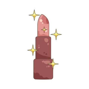 Lipstick sparkle Stockillustratie