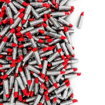 Lipstick spill chrome Иллюстрация