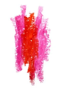 Lipstick strokes. Stock Photos