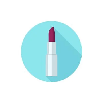 Lipstick vector flat design Stock Illustration