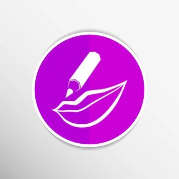 Lipstick vector isolated liner red glamour cosmetic female Stock Illustration