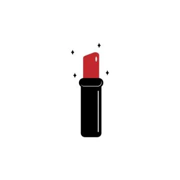 Lipstick vector logo icon design template illustration Stock Illustration