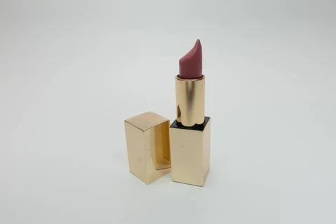 Lipstick on a white background Stock Photos