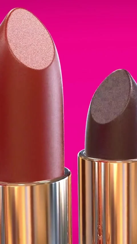 Lipsticks in different shades with motion. Stock Footage 335706604