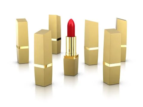 Lipsticks Stock Illustration