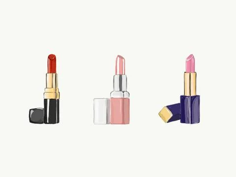 Lipsticks Stock Illustration