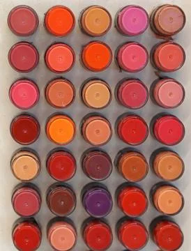 Lipsticks make up Stock Photos