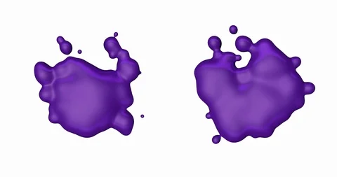 Liqiud blot ink splatter spreading Stock Footage 108218677
