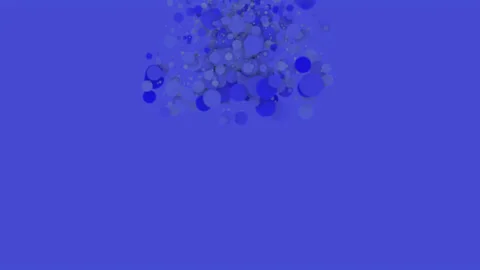 Liquid abstract background animation blue Video stock 209153500
