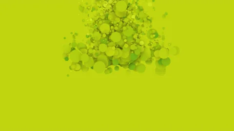 Liquid abstract background animation green Video stock 209153502