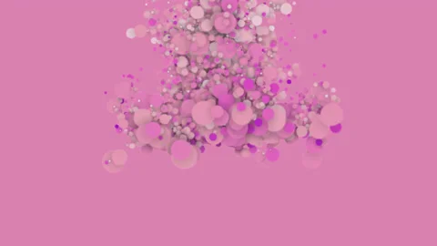 Liquid abstract background animation pink Video stock 209153503