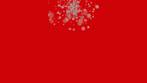Liquid abstract background animation red Video stock 209153501