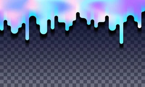 Liquid abstract background, blurred gradient shape Stock Illustration