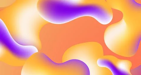 Liquid abstract background design Fluid gradient shapes composition digital.. Stock Illustration