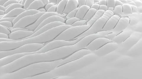 Liquid abstract background with smooth glossy texture. Design. Bubbling Stock Illustration