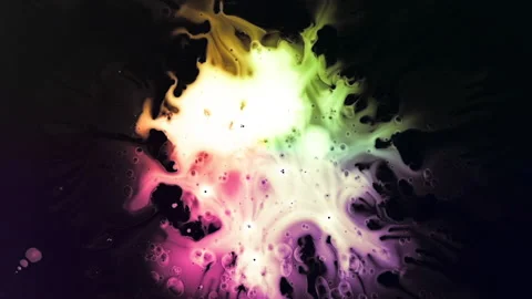 Liquid abstract color explosion PART 5 ALL COLORS (2) Stock Footage 170662460