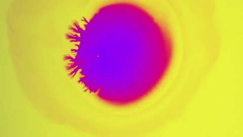 Liquid abstract color explosion YELLOW LOOP (9) Stock Footage 171281484